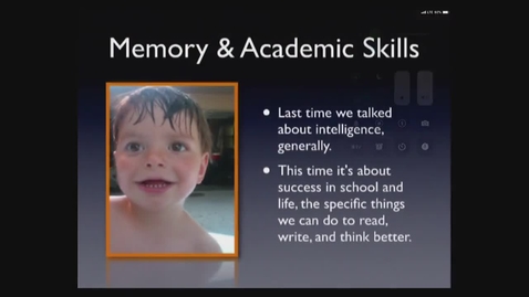 Thumbnail for Fall 2018 - Memory Lecture - Hollich