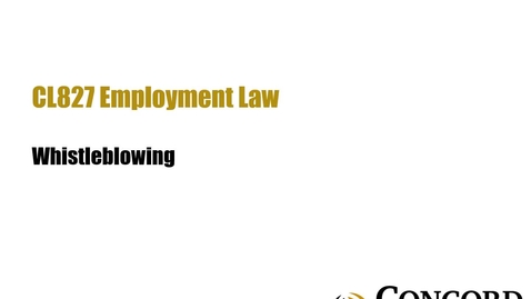 Thumbnail for Whistleblowing