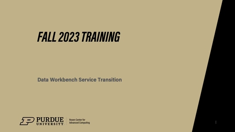 Thumbnail for FA23 Data Workbench Transition