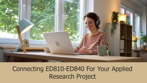 Thumbnail for Connecting ED810-840