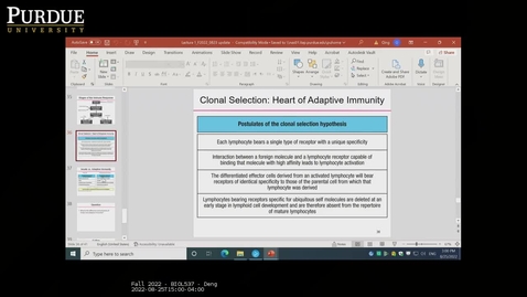 Thumbnail for Fall 2022 - BIOL537 - Deng