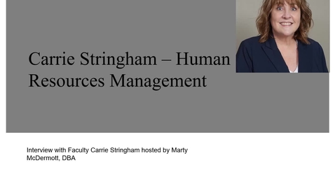 Thumbnail for Carrie Stringham Reflection Interviews