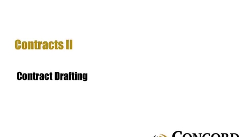 Thumbnail for Contract Drafting