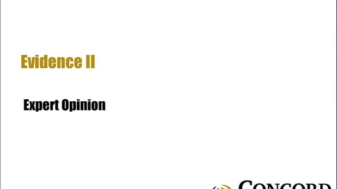 Thumbnail for Expert Opinion