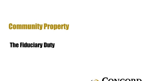 Thumbnail for The Fiduciary Duty