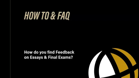 Thumbnail for FAQ How do I find Essay Feedback?