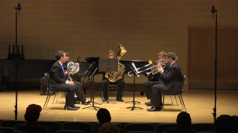 Thumbnail for entry IPFW Brass Quintet, Ewald Quintet No. 3, I