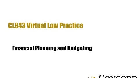 Thumbnail for Financial Planning and Budgeting