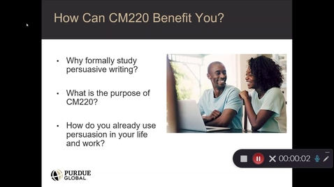 Thumbnail for CM220 Unit 1 Part 1