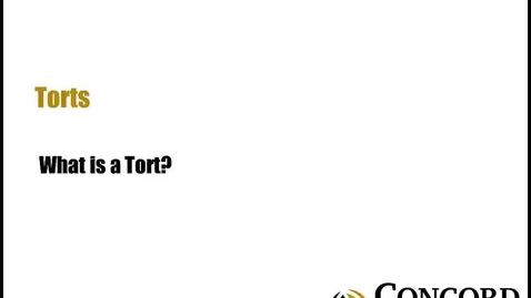 Thumbnail for What is a Tort