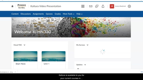 Thumbnail for Student Guide- Kaltura Capture