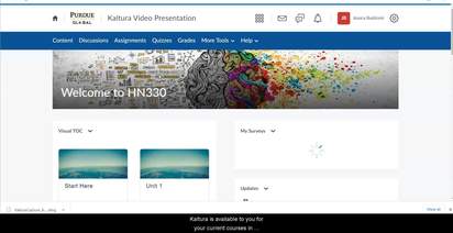 Kaltura video outlet