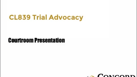 Thumbnail for Courtroom Presentation