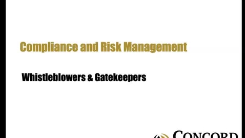 Thumbnail for Whistleblowers and Gatekeepers