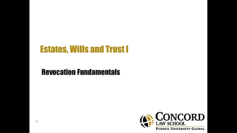 Thumbnail for Revocation Fundamentals