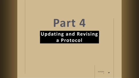 Thumbnail for ENGL 603_Mod01.4_Updating and Revising a Protocol