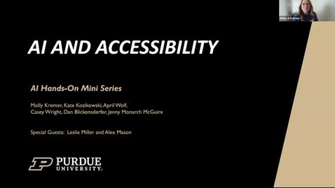 Thumbnail for March 11, 2025: AI and Accessbility
