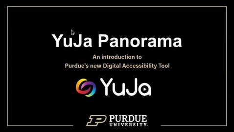 Thumbnail for May 28, 2026: Introduction to YuJa Panorama