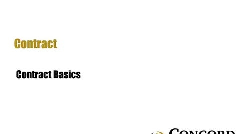 Thumbnail for ContractBasics