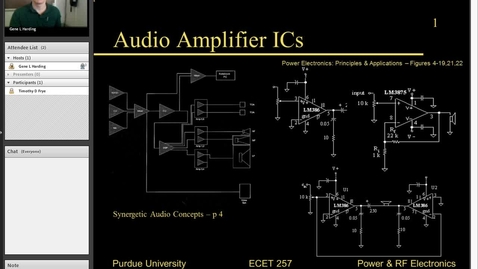 Thumbnail for ECET257 Lecture 21_Audio Amp IC, Sp13