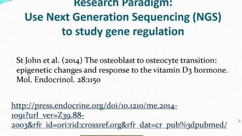 Thumbnail for entry DNA-seq dataset description for on-line course