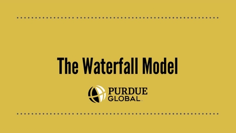 Thumbnail for IN256 - The Waterfall Model