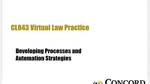 Thumbnail for CL843 Mod 11 Developing Processes and Automation Strategies