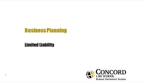 Thumbnail for Limited Liability