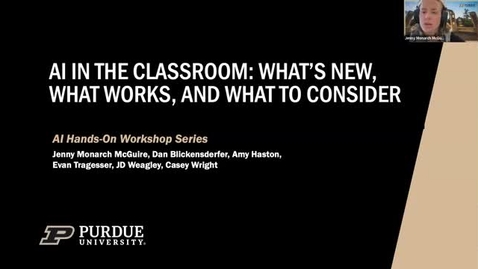 Thumbnail for April 22, 2026: AI in the Classroom: What’s New, What Works, and What to Consider