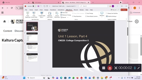 Thumbnail for CM220 Unit 1 Part 4