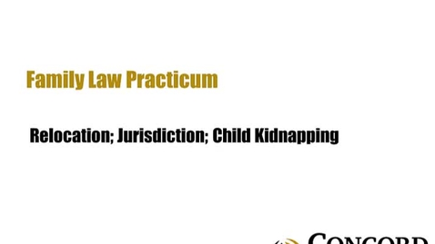 Thumbnail for Relocation Jurisdiction Child Kidnapping