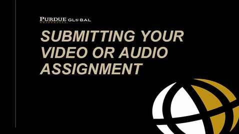 Thumbnail for Kaltura Assignment Submissions