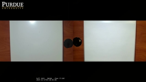 Thumbnail for Fall 2025 - MA366 - Chen (7:28)