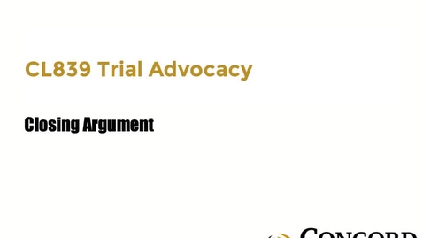 Thumbnail for Closing Argument