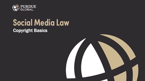 Thumbnail for CLS01 Module 2 - Lesson 2 - Copyright Basics