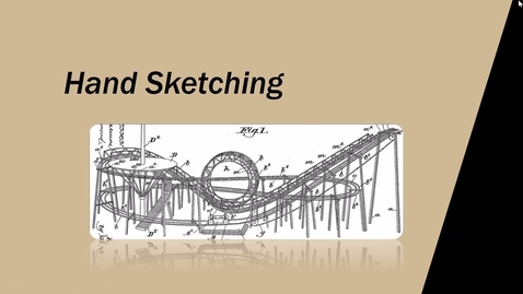 Thumbnail for MFET 163/103 Week 01 - Hand Sketching Lecture