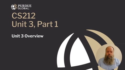 Thumbnail for CS212 Unit 3 Part 1