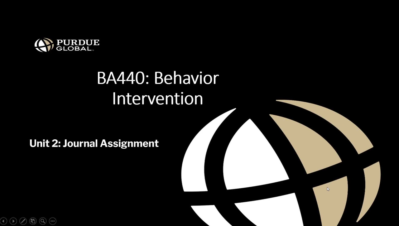 BA440: Unit 2 Journal Assignment