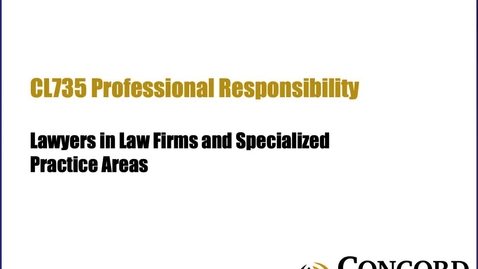Thumbnail for Lawyers in Law Firms and Specialized Practice Areas