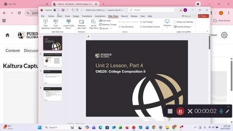 Thumbnail for CM220 Unit 2 Part 4
