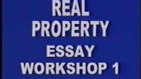 Thumbnail for Audio: Essay Workshop