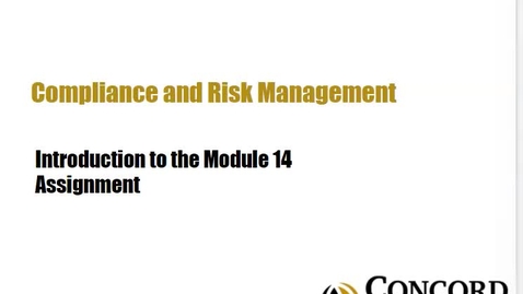 Thumbnail for Introduction to Module 14 Assignment