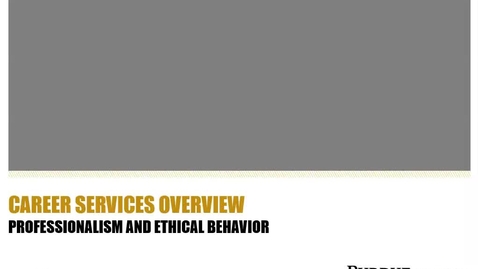 Thumbnail for Professionalism and Ethical Behavior-CC