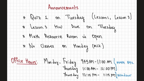 Thumbnail for Spring 2026 - MA261 - Sunkula (8:30)