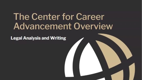 Thumbnail for CCA Legal Analysis And Writing
