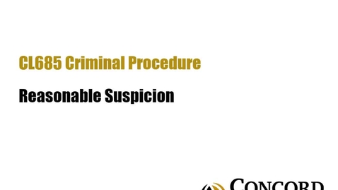 Thumbnail for Reasonable Suspicion