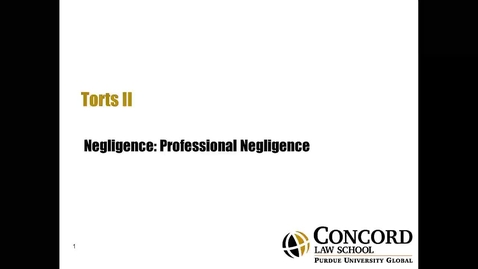 Thumbnail for Professional Negligence
