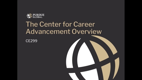 Thumbnail for CE299 Center for Career Advancement Overview