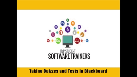 Thumbnail for Completing a Quiz or Test in Blackboard Learn