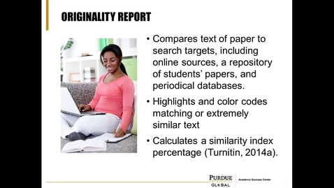 Thumbnail for Using Turnitin to Prevent Plagiarism Webinar